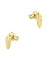 Feathers Silver Stud Earring STS-6496